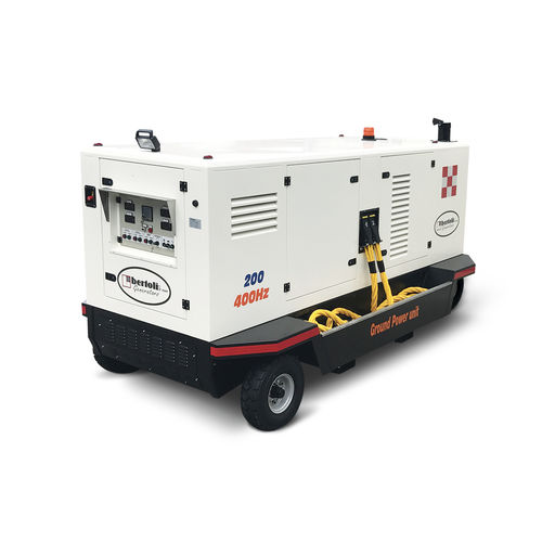 Diesel generator set - D-AC140 - Bertoli - three-phase / trailerable / 400 Hz