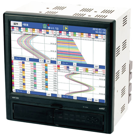 Paperless recorder - ARF100 - Azbil Europe NV - digital / temperature / pressure