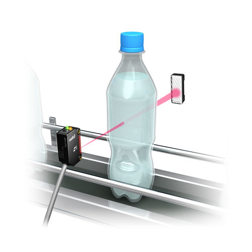 Diffuse photoelectric sensor - HP7 - Azbil Europe NV - retroreflective / through-beam / rectangular