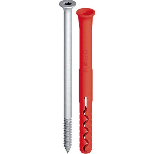 Plastic screw anchor - SDF-S-8V series - EJOT
