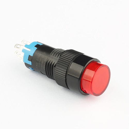 IP40 push-button switch - AD series - Shanghai Yongxing Electronic Switch Co.,Ltd - LED-illuminated / momentary / round