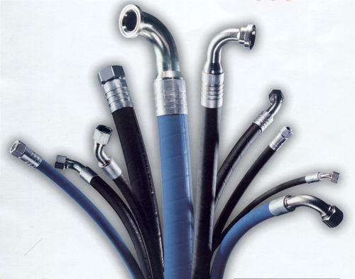Hydraulic hose - TUBO SAE 100R2AT - MASTERTUBI spa - rubber / high-pressure / oil-resistant