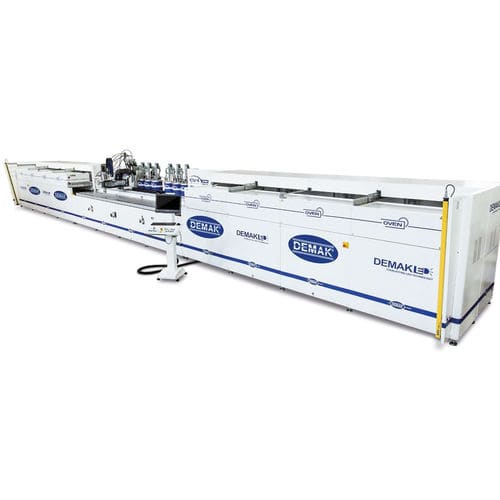 Vacuum dispensing system - CV4 OMNISMART 500 XYZ DOUBLE OVEN - Demak S.r.l. - resin / for the electronics industry / automatic