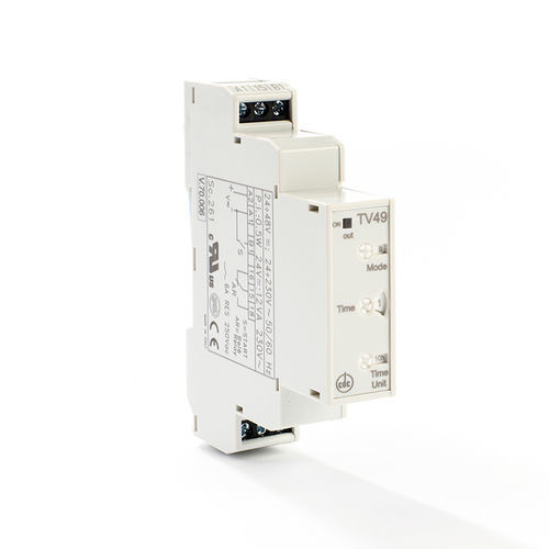 Electronic timer - TV49 - ELETTROMECCANICA CDC s.r.l. - multi-function / sequence / DIN rail