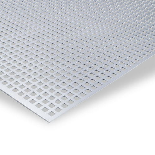 Aluminium pad - Aluminium,  EN AW-1050 (Al99,5), 3.0255 - Klöckner & Co Deutschland GmbH - perforated
