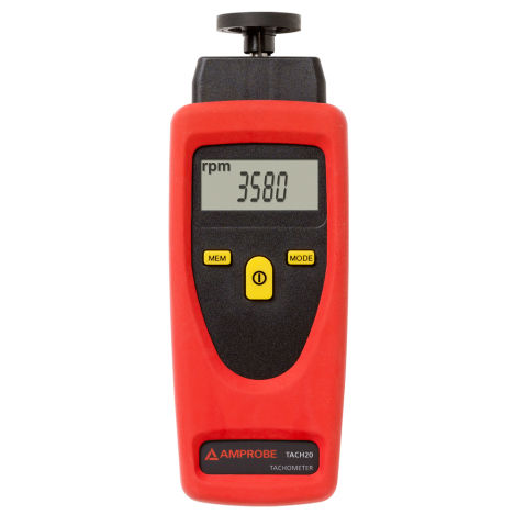 Contact tachometer - TACH20 - BEHA AMPROBE - non-contact / handheld / digital
