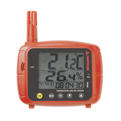 Temperature data logger - TR300 - BEHA AMPROBE - relative humidity / USB / with screen