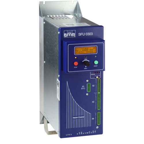 Frequency converter with safety function - SFU 0303STO - BMR GmbH - digital display / PWM / desktop