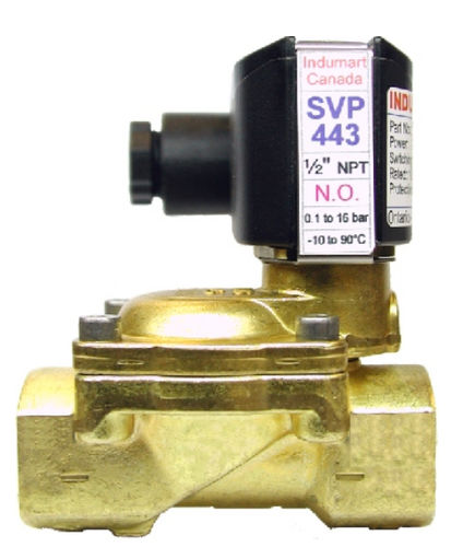 Pilot-operated solenoid valve - SVPxxx, SVFxxx series - Indumart - 2-way / NC / NO