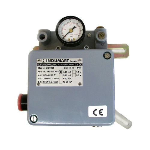 Electropneumatic valve positioner - ENP225 series - Indumart - linear / analog / explosion-proof