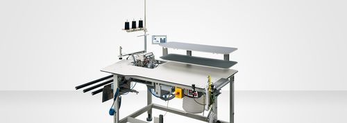 Overlock stitch sewing machine - 1200 - Dürkopp Adler AG - single-needle / single-thread / fabric