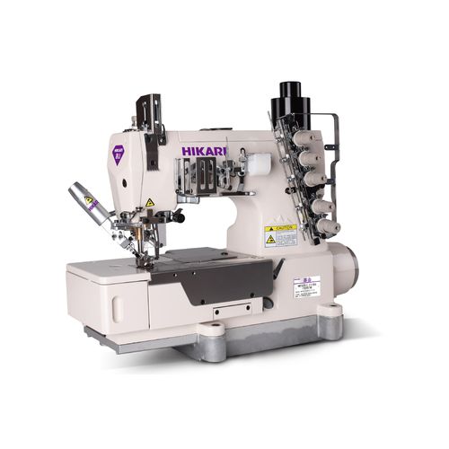 Chain stitch sewing machine - HW762T-1·2X356  - Hikari (Shanghai) Precise Machinery Science & Technology Co - interlock stitch / three-needle / fabric