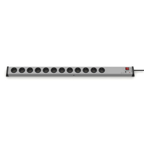 Overvoltage arrester power strip - 0207x00122301 - Bodo Ehmann GmbH - with switch / fused / with signal lamp