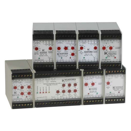 Speed monitoring relay ISN series KLASCHKA Industrieelektronik pulse / AC/DC / DIN rail