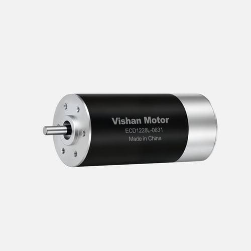 Brushless motor - ECD1228  - Vishan Motor - DC / 6 V / with brake