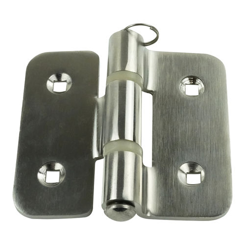 Butt hinge - HIN300 - Vital Parts ltd - stainless steel / screw-in / polished