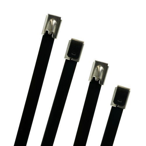 Metal cable tie - CTSS4.6-1000-PC - Vital Parts ltd - stainless steel / polyester / self-locking