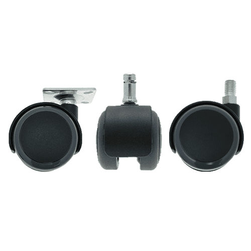 Swivel caster - CST06 series - Vital Parts ltd - threaded stud / steel / rubber