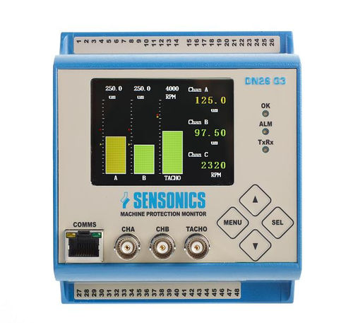 Vibration monitoring system - DN26 G3 - SENSONICS LTD - speed / position / measurement