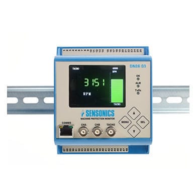 Speed safety monitor - DN26 G3 - SENSONICS LTD - DIN rail