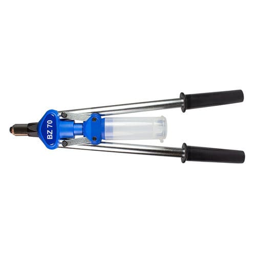 Manually-controlled riveting tool - BZ 70 - HONSEL-Group - for blind rivets / lever