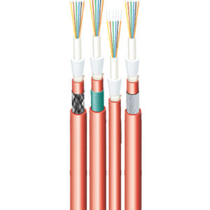 Optical data cable - SLO FR - Cavicel - fire-resistant / ribbon / IEC
