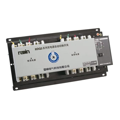 Automatic transfer switch - RDQ3CMA series - Radin Electric Technology Co., lTD - emergency power supply / 3-pole / interlock