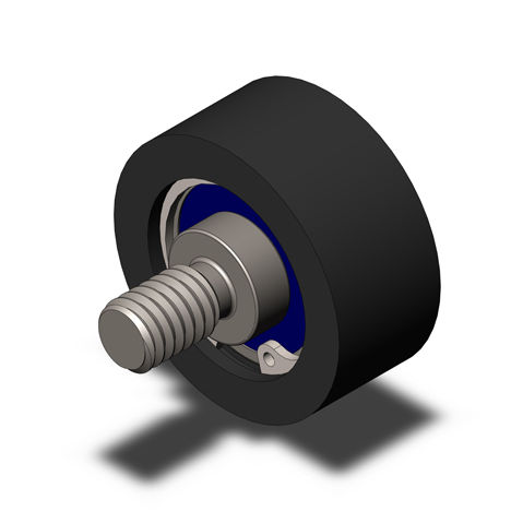 Bearing wheel type roller - TFP-200905-1603R-C - Fairlane Products - steel / polyacétal