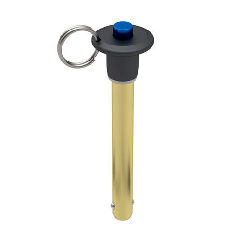 Quick-release pin with button - MBAAS series - Fairlane Products - with lifting ring / stainless steel