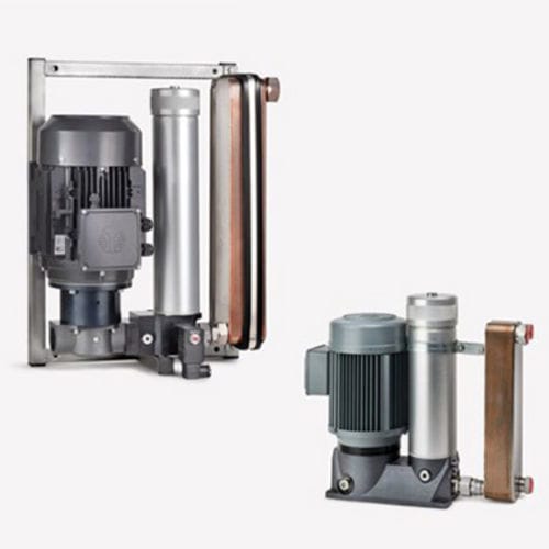 Plate filtration unit - BKF series - Bühler Technologies - oil / compact / cooling