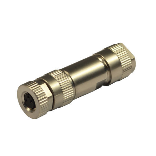 M8 connector - 08F13000 - H.T.P. - electrical power supply / straight / circular