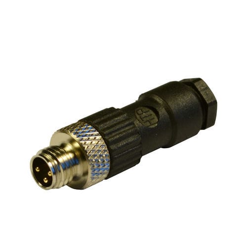 M8 connector - 08MC3000 - H.T.P. - electrical power supply / DIN / straight