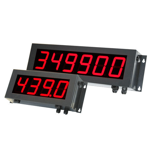LED display - FD100A6 series - Nokeval - 6-digit / 7-segment / large-format