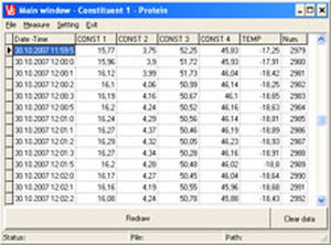 Data collection software - VISUAL Specter - Harrer & Kassen - database / data archiving / industrial