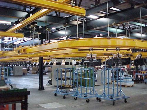 Single-girder overhead travelling crane - T0094 - Eurocrane(China)Co.,Ltd - hanging / lightweight / steel profile