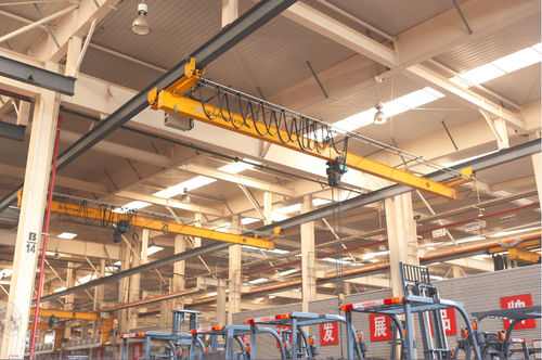 Single-girder overhead travelling crane - S0010 - Eurocrane(China)Co.,Ltd - hanging / steel profile / for workshops