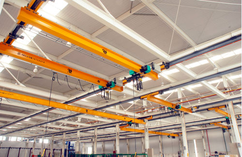 Single-girder overhead travelling crane - S0011 - Eurocrane(China)Co.,Ltd - hanging / steel profile / for workshops