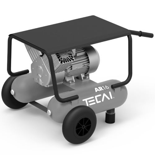 Air compressor - AR16  - Teinnova Tecai Innova SL - rotary vane / electrically-powered / on casters