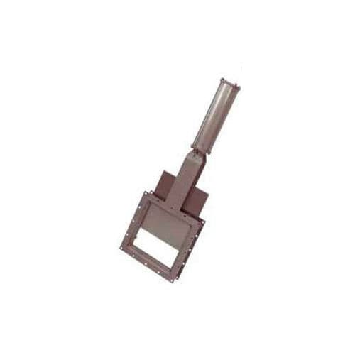 Knife gate valve - 1724 - INTERNATIONAL FLUIDES CONTROLES - pneumatic / flange / low-pressure
