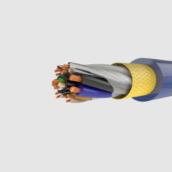 Power cable - TCS-10001 - Teledyne Marine - Ethernet / round / for marine applications