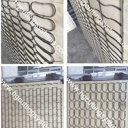 Knife cutting machine - HONGGANG - laser / die / for foam