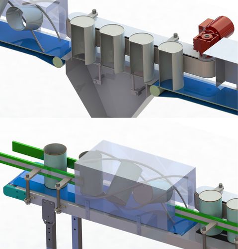 Air blast cleaning system - Sapli - automatic / for tin cans / for hygienic applications