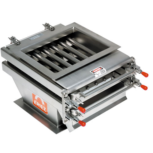 Metal separator - Easy-to-Clean Grate-In-Housing - ERIEZ - magnetic grate / easy cleaning