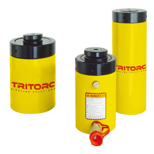 Hydraulic cylinder - SAHH series - TRITORC INC - piston / single-acting / for lifting applications