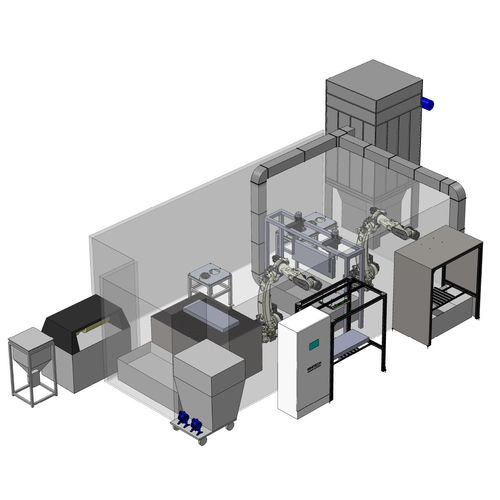 Robotic cutting cell - RD - WC01 - Whitech srl