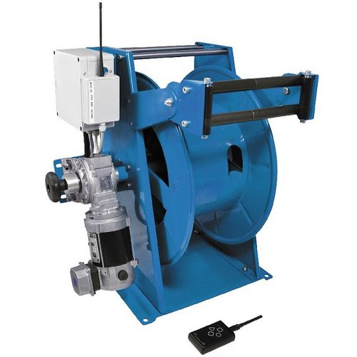 Hose reel - OMP-36590 - NOVETAL - motorized / for hot water / for compressed air