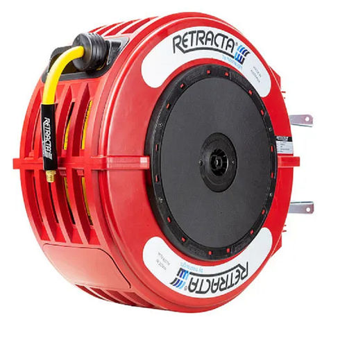 Hose reel - RED-HP100R3 - NOVETAL - retractable / for gas / fixed