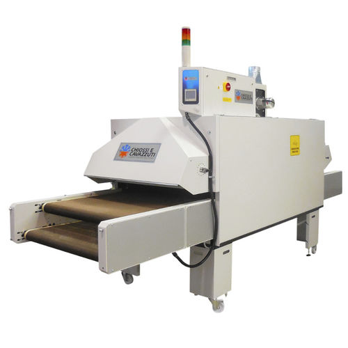 Hot air dryer - ACE 950 - Chiossi e Cavazzuti srl - for the textile industry / curing / with belt conveyor