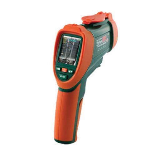 Infrared thermometer - OS-VIR50 - OMEGA - with LCD display / with double laser / USB