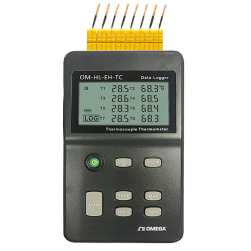 Multi-channel thermometer - OM-HL-EH-TC series  - OMEGA - thermocouple / with LCD display / °C